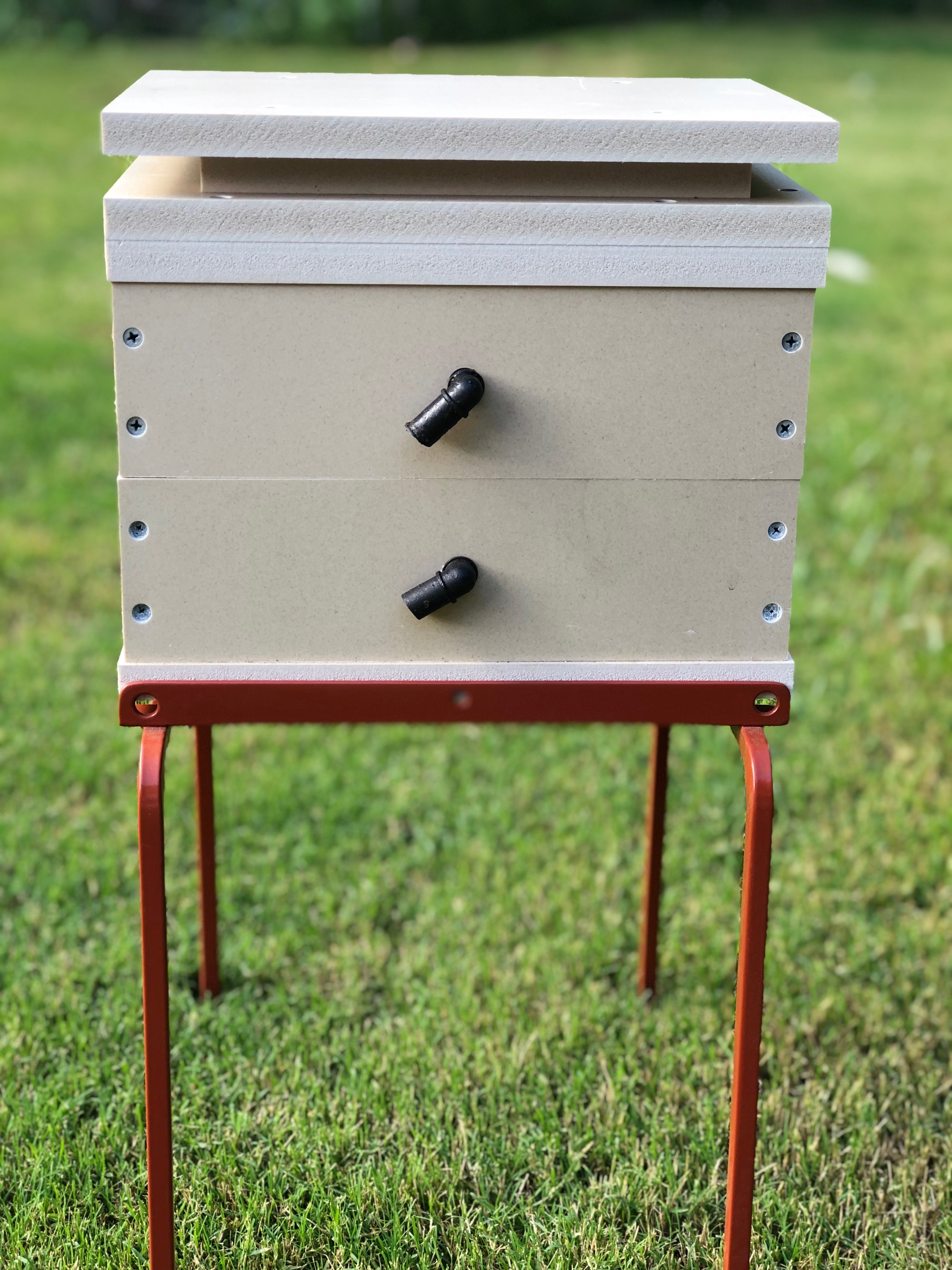 Bee Hive Stand Only Powder Coated Burnt Orange Sydney